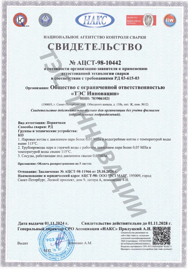 Сертификат 11